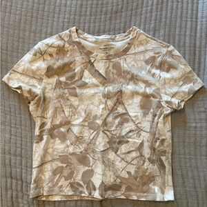 Abercrombie camo essential baby tee
